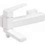 DEANTE Moza Wandmontierte Badewannenarmatur mit klappbarem Auslauf, Chrom