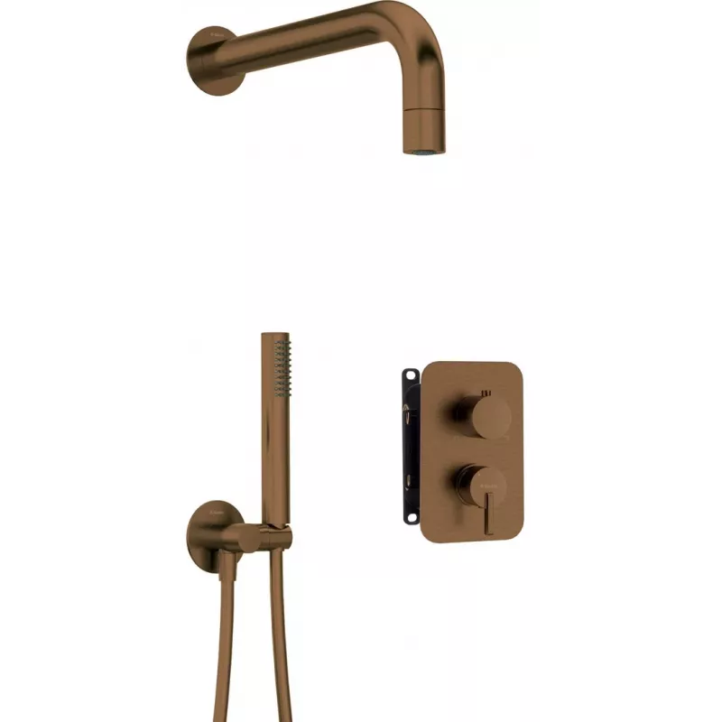 DEANTE Neo Unterputz-Duschset mit Regenduschkopf 250 mm Chrom