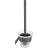 DEANTE Orea Wand-WC-Bürste mit Halter, Matt Edelstahl, Silber