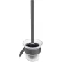DEANTE Orea Wand-WC-Bürste mit Halter, Matt Edelstahl, Silber