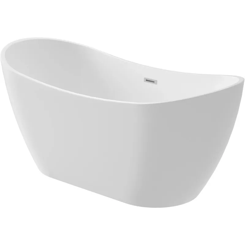 DEANTE Oval Freistehende Acryl-Badewanne 170 cm
