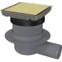 DEANTE Point Drain - Reversible 100x100 mm Edelstahl Duschablauf