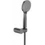 DEANTE Point Duschset mit Mischer, Chrom, 200 mm Regenbrause, Wandmontage