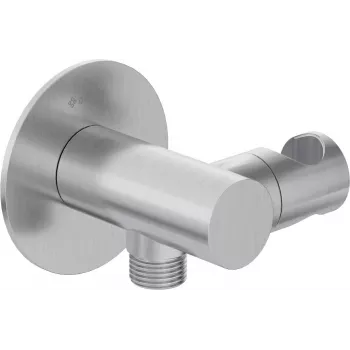 DEANTE Winkelstecker rund mit Hörerhalter - RJ11 6P4C Buchse Weiß