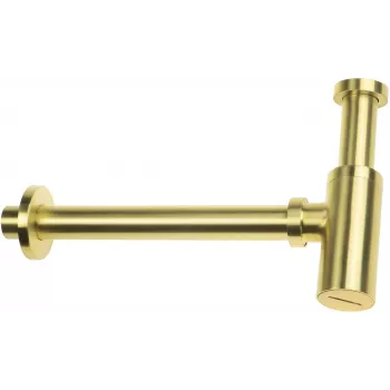 DEANTE runder Waschtisch-Siphon Flaschensiphon Messing Chrom G 1 1/4 inch 32 mm