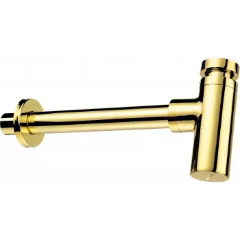 DEANTE Rundes Waschbecken-Siphon Chrom Messing Flaschenfalle