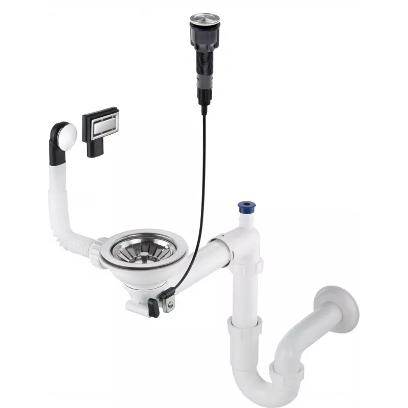 DEANTE Siphon für 1-beckige Granitspüle - Space-Saver