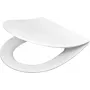 DEANTE Slim Soft-Close Toilettensitz D-Form Weiß Duroplast