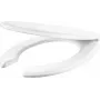 DEANTE Soft-Close Toilettensitz aus Duroplast, verstellbare Scharniere, weiß glänzend