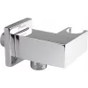DEANTE Eckverbinder quadratisch mit Handbrausehalter, Chrom