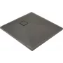 DEANTE Quadratische Granit-Duschwanne 80x80 cm Graphit