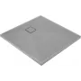 DEANTE Quadratische Granit-Duschwanne 90x90 cm Anthrazit