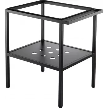 DEANTE Stand-Konsole für Badezimmer - 66,5x50 cm, Schwarz, Stahl, freistehend