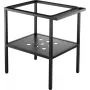 DEANTE Stand-Konsole für Badezimmer - 66,5x50 cm, Schwarz, Stahl, freistehend