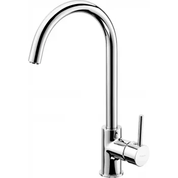 DEANTE Drei-Wege-Niederdruck-Küchenarmatur für Warmwasserbereiter - Chrom