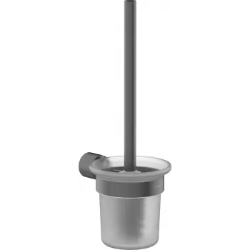 DEANTE Wand-WC-Bürste Chrom Silber Mattglas