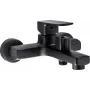 DEANTE Wand-Wannenarmatur Matt Schwarz Arnika Nero