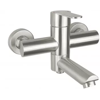 DEANTE Wandmontierte Badewannenarmatur mit Handbrause, Chrom