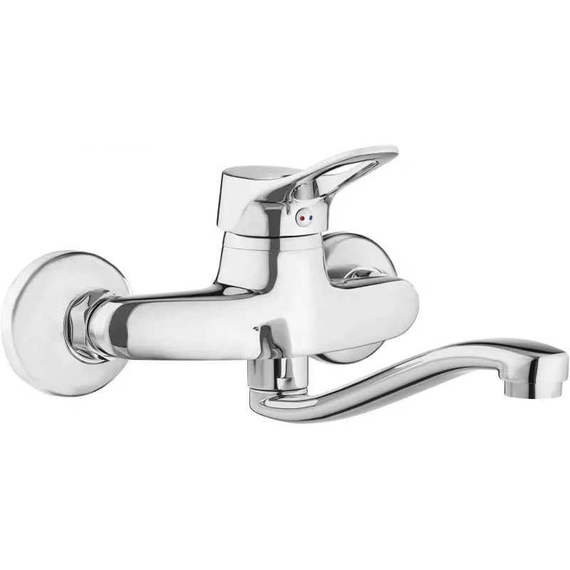 DEANTE Wandmontierte Küchenarmatur BOW 080M Chrom