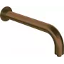DEANTE Wandbrauseauslauf - 380 mm, Matt Schwarz, Messing, Einhebelmischer, 150 mm Anschlussabstand