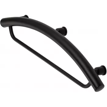 DEANTE Wandhandtuchhalter 2in1 - verchromter Stahl, Vacuum-Loc, bohrfrei, silber
