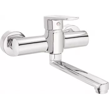 DEANTE Zicco Wand-Waschtisch-Einhebelmischer Chrom
