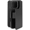 Decoded Leder Wallet Case mit abnehmbarem Kartenfach für iPhone 16 Pro Max, MagSafe-kompatibel, Schwarz