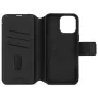 Decoded Leder Wallet Case mit abnehmbarem Kartenfach für iPhone 16 Pro Max, MagSafe-kompatibel, Schwarz