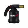 DEDRA 31A020 Gaskartuschen-Brenner mit Piezo-Zündung, 1300°C, Anti-Flare, einstellbare Flamme, Butan EN417
