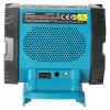 DEDRA DED7004 Tragbarer Bluetooth-Lautsprecher 20W Blau IPX5 TWS FM USB-C