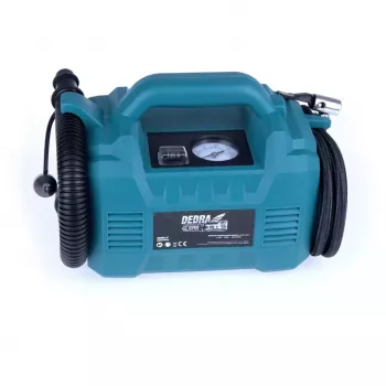 DEDRA DED7073 18V Akku-Luftkompressor mit digitaler Druckregelung, 8 bar, 21 L/min, LED-Licht