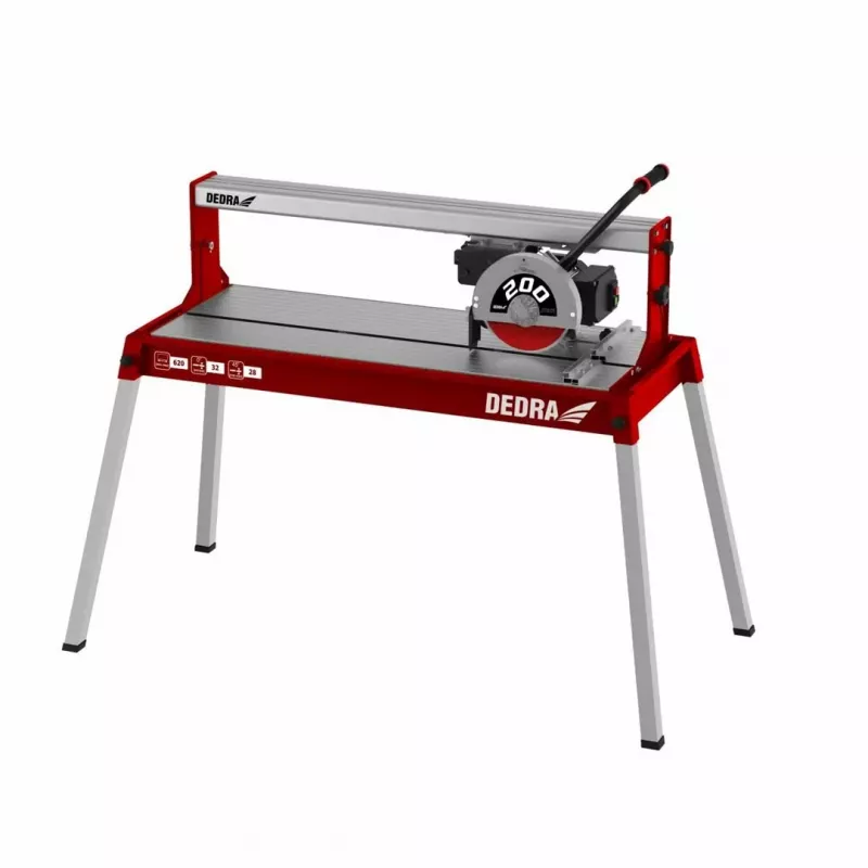 DEDRA DED7815 Manueller Fliesenschneider 600 mm mit verstellbarem Winkelführer