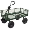DEDRA Gartenwagen mit Gitter 96x50x80 cm