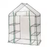 DEDRA Garten-Gewächshaus 143x73x195 cm PVC