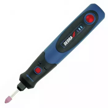 DEDRA Mini-Schleifer 3,6V Akku-Rotationswerkzeug mit 40 Zubehörteilen