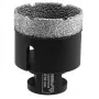 DEDRA VAKUUMGELÖTETER DIAMANT-KERNBOHRER M14 50MM FÜR TROCKENSCHNITT VON FLIESEN, PORZELLAN, GRANIT