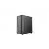 Deepcool CC550 4F Mid-Tower-Gehäuse, 4x 120mm LED-Lüfter, gehärtetes Glas, Schwarz