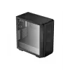 Deepcool CG560 Mid Tower Gehäuse mit gehärtetem Glas-Seitenfenster, Schwarz