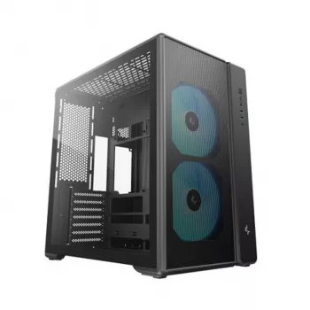 Deepcool CG590 MESH 2F Mid Tower Gehäuse - Schwarz, Tempered Glass, 2x120mm Lüfter
