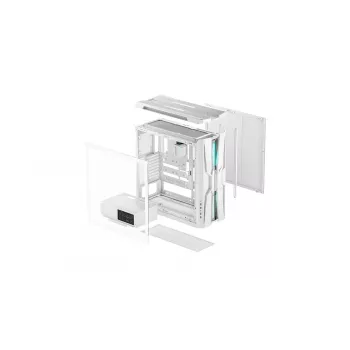 Deepcool GENOME III Weißes Full-Tower-Gehäuse mit integrierter 360mm Flüssigkeitskühlung