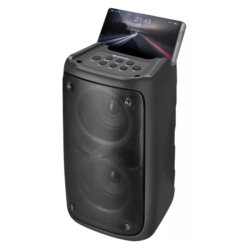 Defender Boomer 20 Bluetooth-Lautsprecher 20W mit Licht, FM, USB, AUX, Mikrofon