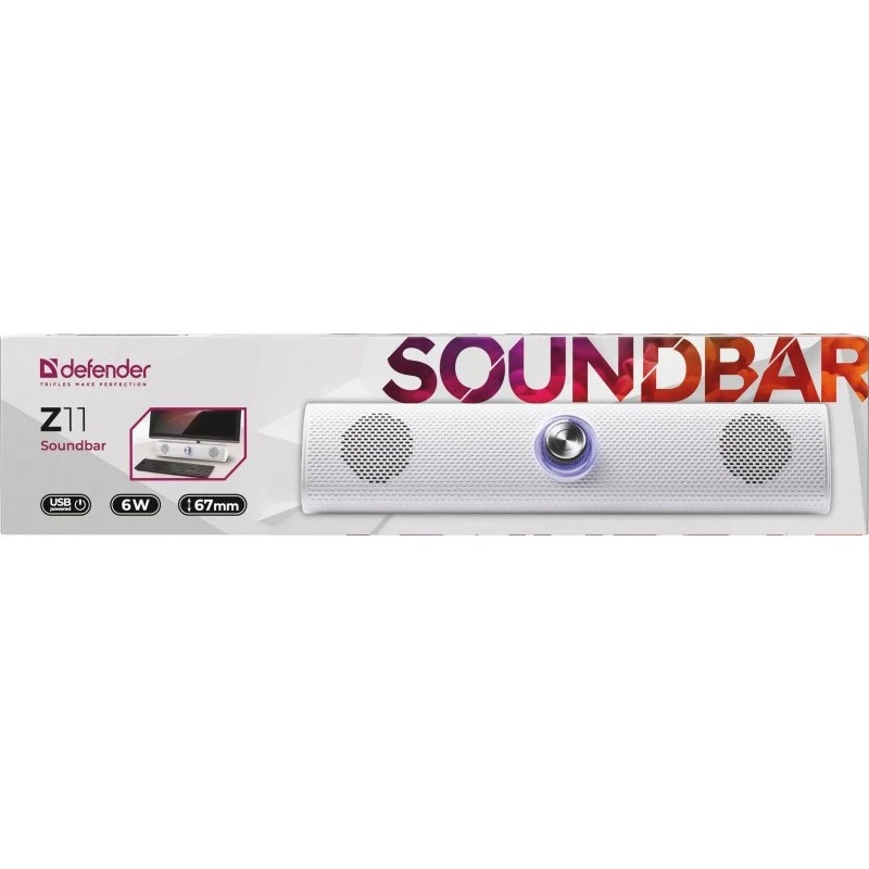 defender SOUNDBAR Z11 6W LED Weiß Soundbar