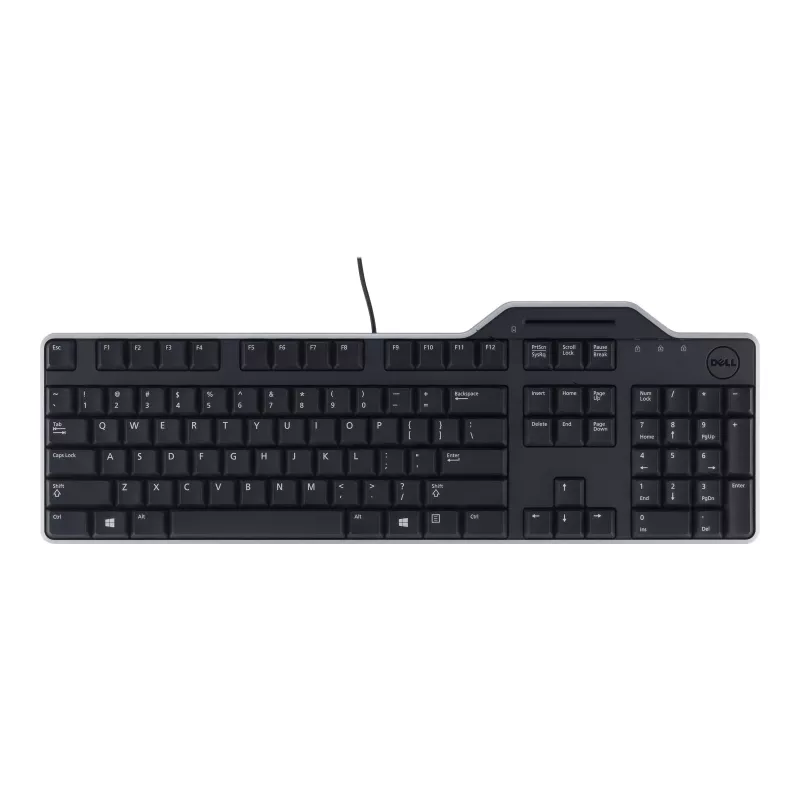 Dell KB813 Smartcard Keyboard - USB - AZERTY - Schwarz