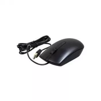 DELL Optische USB-Maus Kabelgebunden mit Scrollrad und 2 Tasten (570-11147)