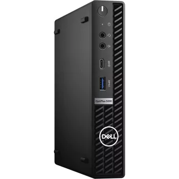 Dell OptiPlex 5080 Micro Desktop PC, Intel Core i5-10500T, 12GB RAM, 256GB SSD, Windows 10 Pro, Schwarz