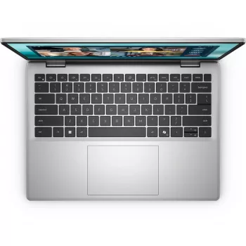 Dell Pro 14 Essential PV14250 Core 5 120U 14 Zoll FHD+ 300nits AG 16GB DDR5 512GB SSD Intel Graphics Fingerprint Reader Backlit Keyboard 54Wh Windows 11 Home Platin Silber + Dell MS116 Schwarze Maus 3Y Pro Support