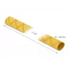 Delock 19605 Wärmeschrumpfschlauch, X-Muster rutschfest, 1 m x 40 mm, gelb