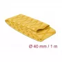 Delock 19605 Wärmeschrumpfschlauch, X-Muster rutschfest, 1 m x 40 mm, gelb