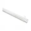 Delock 22072 Flexibler Kabelkanal, selbstklebend & schraubbar, 25 x 26 mm, 50 cm, Grau