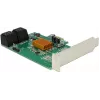 DeLOCK 4 Port SATA 6Gb/s PCIe 2.0 x1 Controller Karte mit Marvell 88SE9215